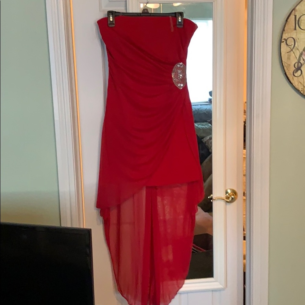 Sexy red dress